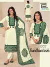 Bandhani Look By Blue Hills Poly Masleen Kurtis With Bottom Dupatta Orders In India
